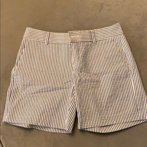 Banana Republic Blue/White Seersucker Shorts